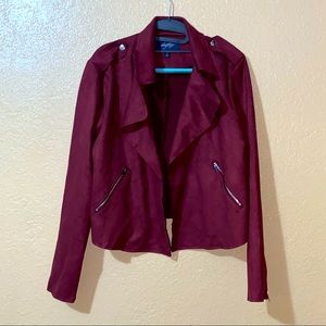 Velvet Day Trip Maroon Jacket